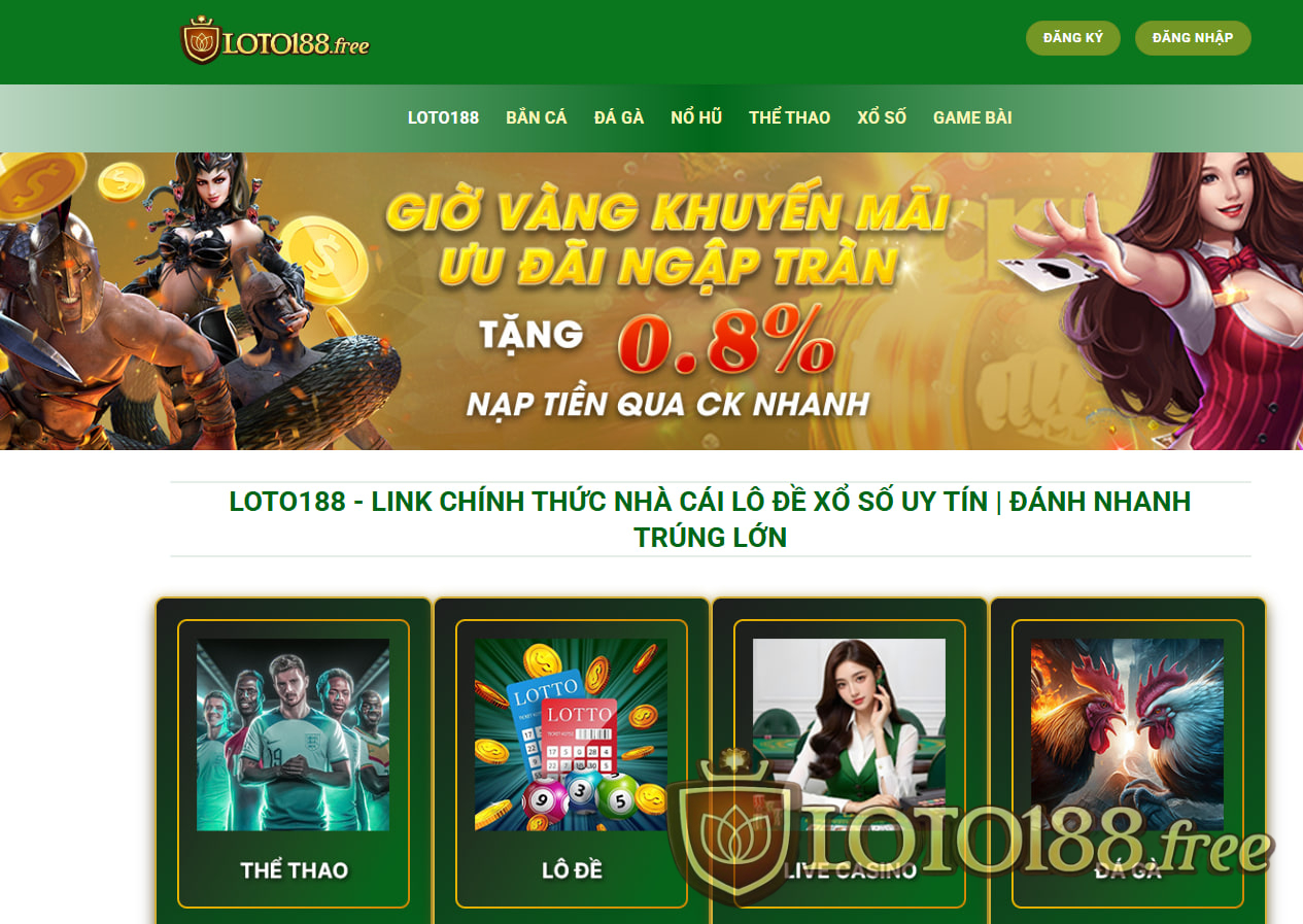 Đăng nhập Loto188 trong 3 bước dễ dàng