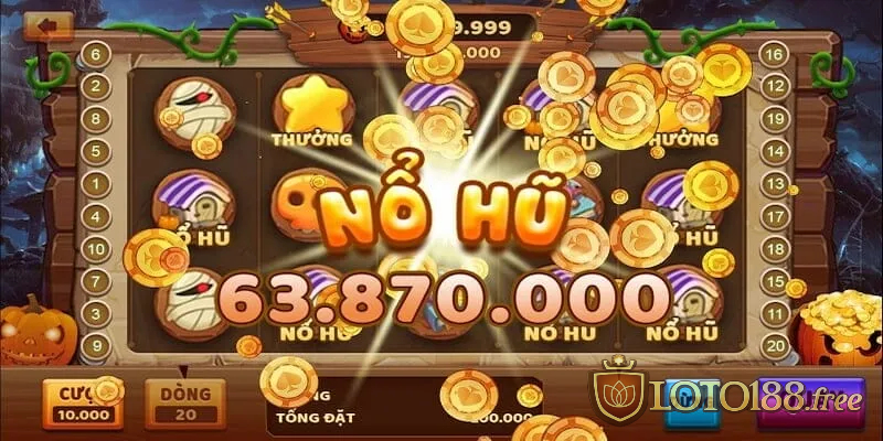 Kho game Nổ hũ Loto188 phong phú và đa dạng